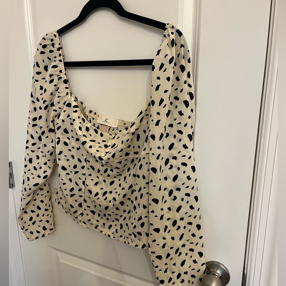 Commense Long Sleeve Square Neck Top Size Large - Picture 4 of 12